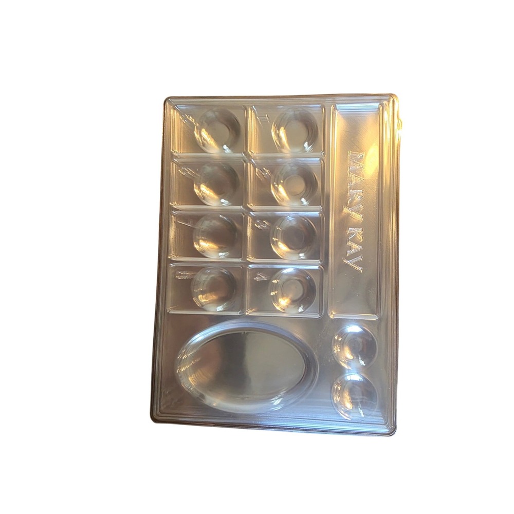 Mary Kay Clear Plastic Demo Tray Makeup Skincare Sample Organizer Display